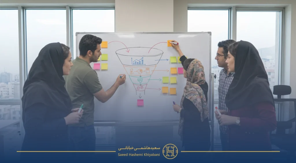 افزایش نرخ تبدیل با بهینه سازی قیف بازاریابی