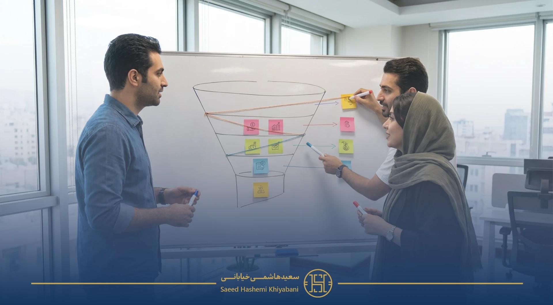 طراحی قیف فروش در تبریز